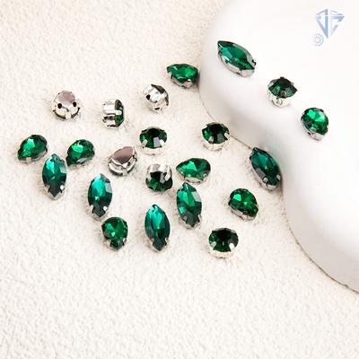 Œil de Cheval Foret Griffe Quatre Coins Support de Fond Épaissi Chaussures Strass Cousues à la Main Accessoires de Bagagerie Vêtements DIY Œil de Cheval Foret Griffe Quatre Coins