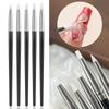 5Pcs/Set Silicone Nail Art Pen Brush Uv Gel Polish Tip 3D Image Diy Dotting Polish Brushes Sculpture Pen Diy Manicure Tool