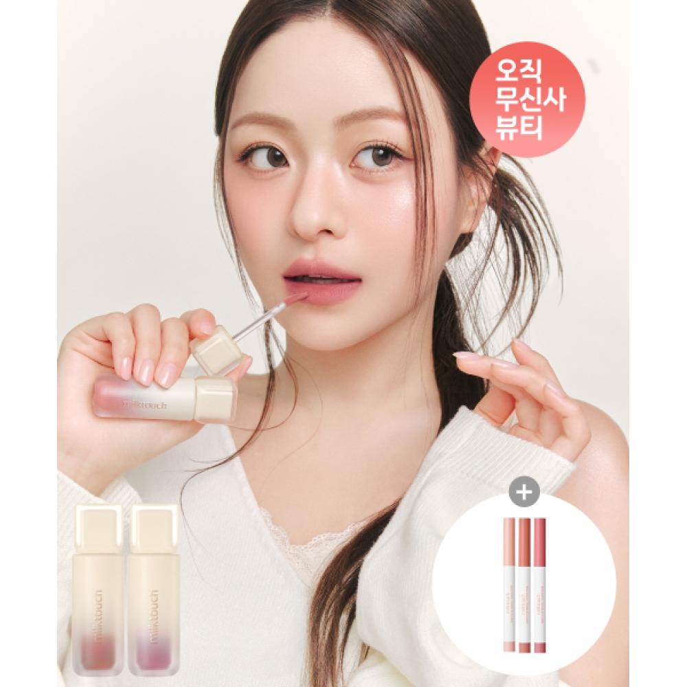 

Milktouch [new Color] [2pack] Spread Fit Blur Tint 11colors + Free Lip Pencil [NEW] 11 Smoke Mauve/[NEW] 11 Smoke Mauve