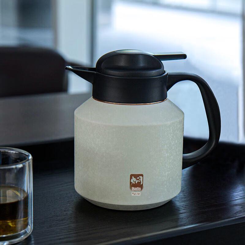Mendashi Portable Temperature Display Insulated Tea Pot