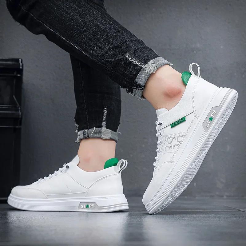 

Fashion White Platform Sneakers Outdoor Breathable Sport Shoes Men Casual Shoes Lightweight Running Shoes Mens Tennis Shoes 39