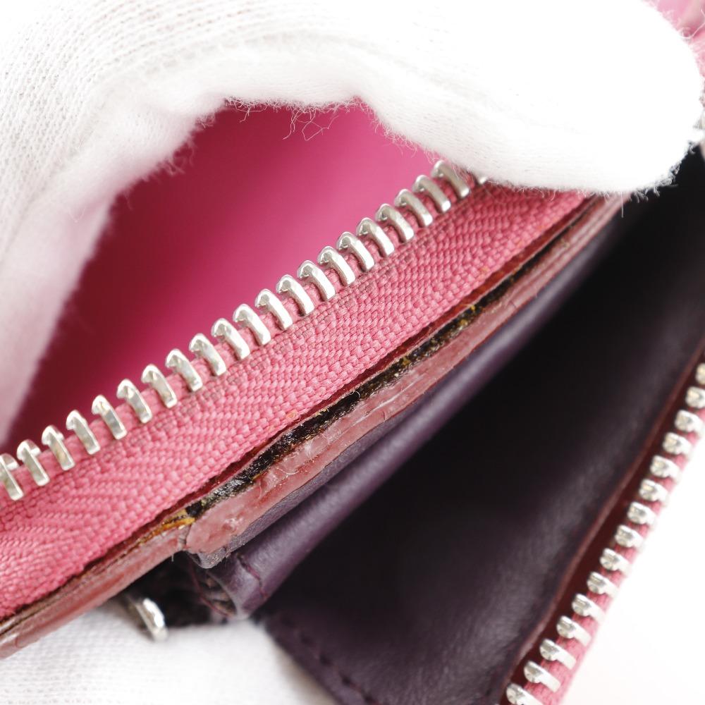 LOEWE anagram Purse pink lambskin Women Used