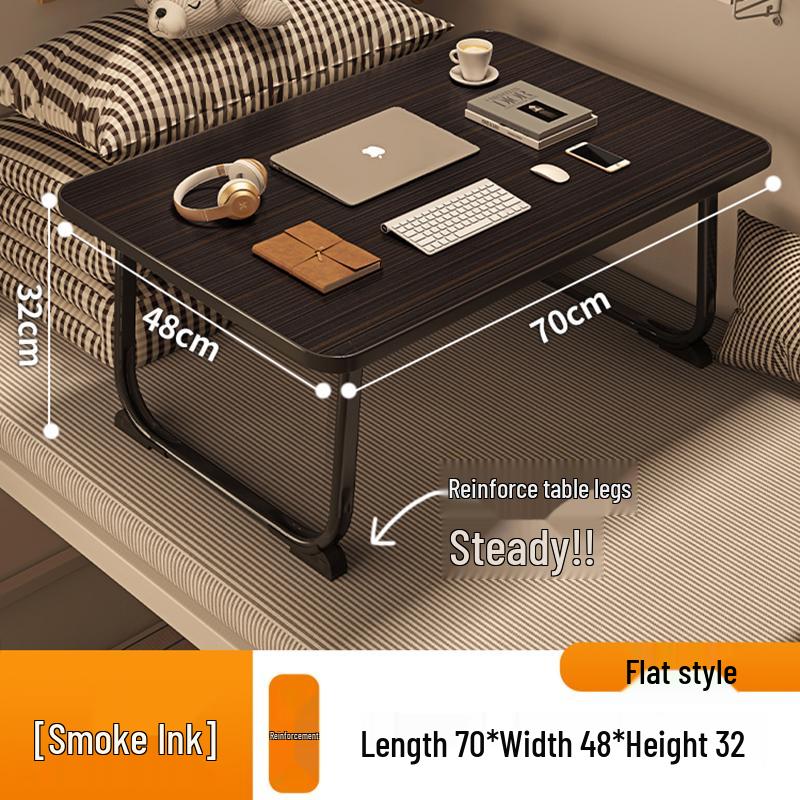 Folding Bedside Laptop Desk: Bay Window & Dorm Use