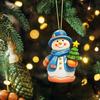 Christmas Cartoon Snowman Pendants Cartoon Snowman Xmas Tree Hanging Ornaments Merry Christmas 2026 Decor Happy New Year 2026