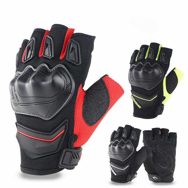 Men's Half-Finger Motorcycle and Bicycle Racing Gloves - CG668D