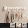 Wall-Mounted Hanging Clothes Hooks 4/6 Hooks Kitchen Storage Hooks  for Home