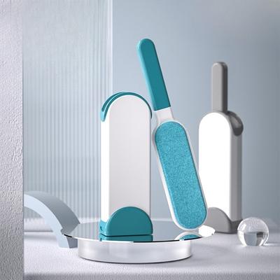 Dispositivo para quitar el pelo y el polvo de la ropa del hogar, con caja de almacenamiento retráctil, cepillo antiestático para pelo de mascotas, cepillo para el cabello
