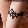 1 Piece of Punk Temperament High-end Sexy Lace Flower Lace Thigh Ring for WOMEN'S Fashionable Body Chain, Vacation Travel Party