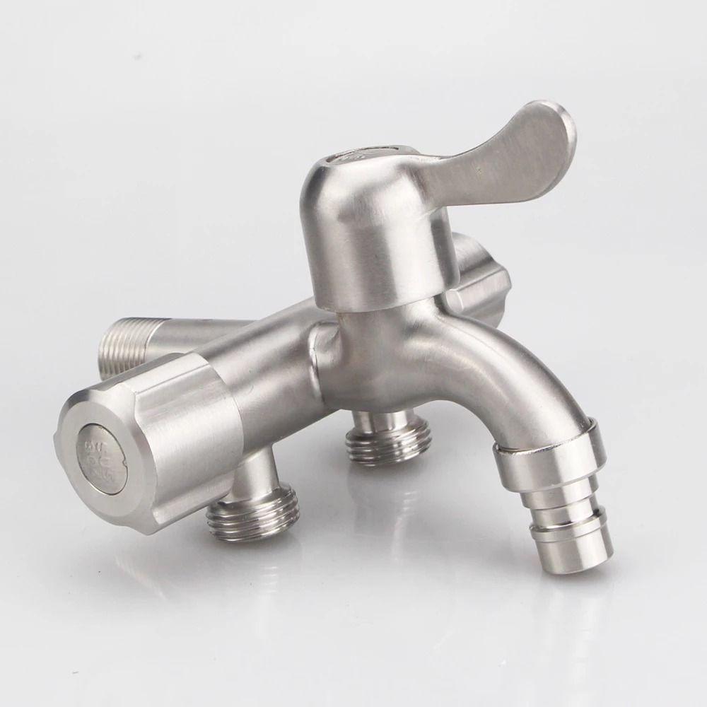 with Washing Machine Outlet Three Way Water Tap with Tape Washing Machine Faucet  Toilet Diverter