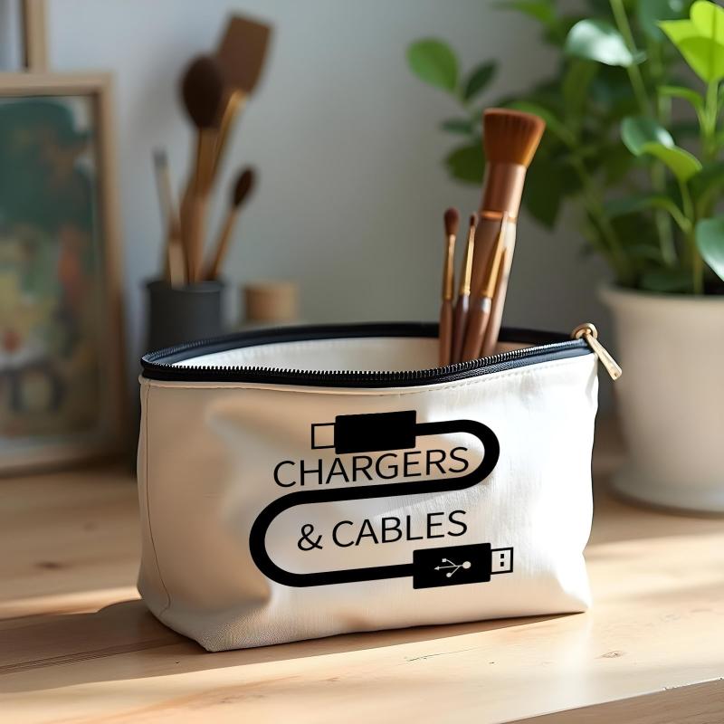 Zippered Linen Bag Lipstick Bag Travel Makeup Bag Women School Teacher Gift Cosmetic Pouch Wallet Portable Organizer