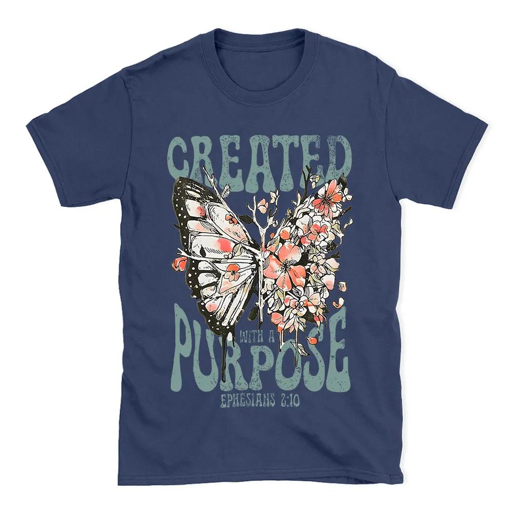 

Created with A Purpose Christian TShirt Mens and Womens Short Sleeve Cotton Tee Retro HipHop Tops Summer Blouse Men Clothing 4XL