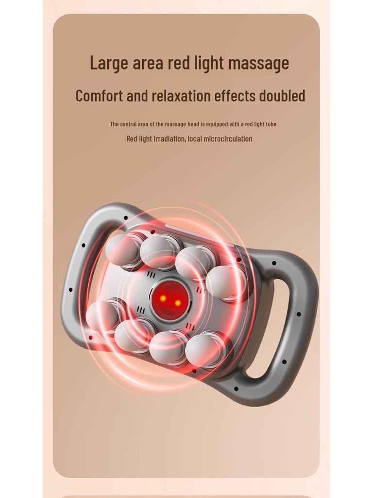 Grenzüberschreitende Mehrkopf-Faszienpistole: 16-24 Köpfe, Leistungsstarkes Tiefengewebsmassagegerät - Englische Version