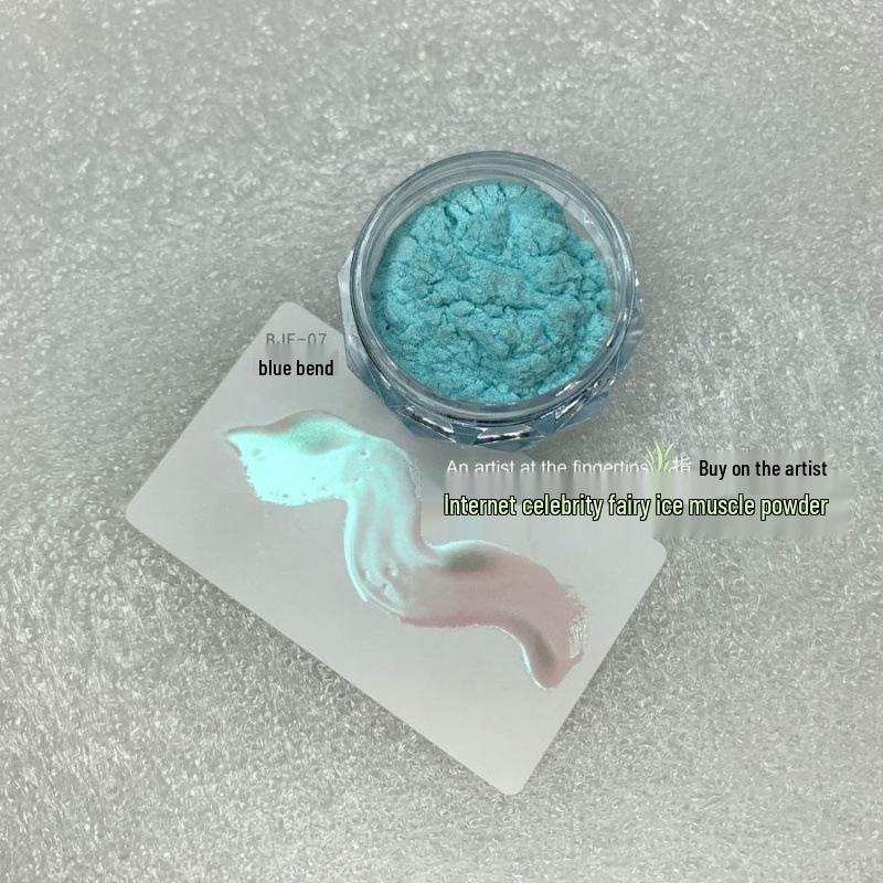 Macaron Fairy Aurora Powder: Translucent Moonlight Magic Mirror Ornaments - 2025 Nail Salon Exclusive Hot Style