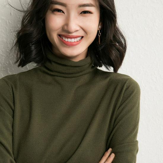 Maglione pullover a collo alto in pile da donna - Versatile e vestibilità aderente