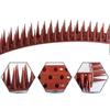 12 Stück Kunststoff Vogelabwehr Spikes Zaun Anti-Kletter Spikes (Weiß)
