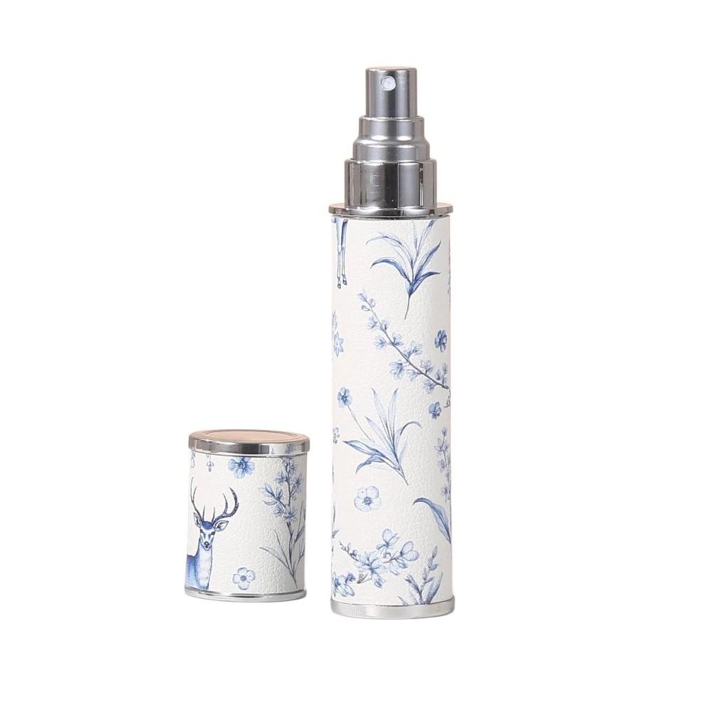 

Reusable 10ml Perfume Bottle Refillable Cosmetic Container Safety Leather Empty Atomizer Travel 10ml Style 5