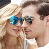 Classic Pilot Men'S Sunglasses Vintage Metal Frame Sun Glasses Women Mirror Colors Driving Male Outdoor Shades Uv400 Goggles