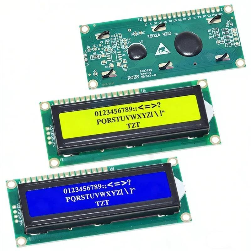 1Pcs Lcd 1602 Blue Green Screen 16X2 Character Lcd Display Module Diy Accessories Lcd1602 Module