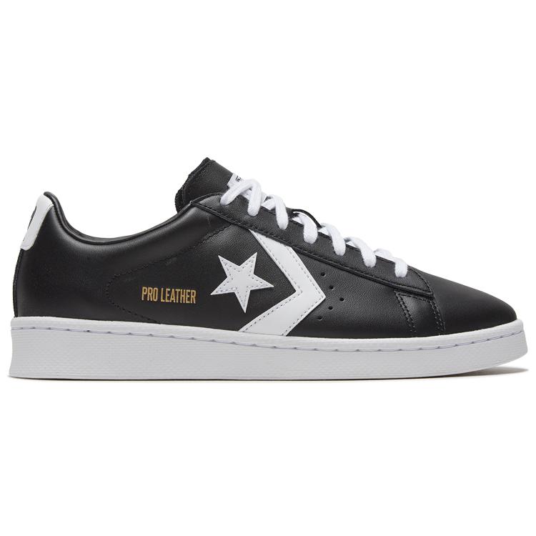 Pro Leather Converse Low 'Black White' 167238C