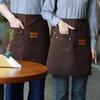 1Pcs Apron Canvas Multi Pocket Neck Proof Kitchen Cooking Baking Barber Gardening Work Apron