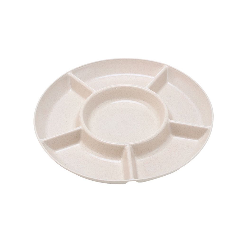 Desktop Fruits Organizer Durable Office Dried fruit tray Snack tray Fruit Plate Multi grid tray