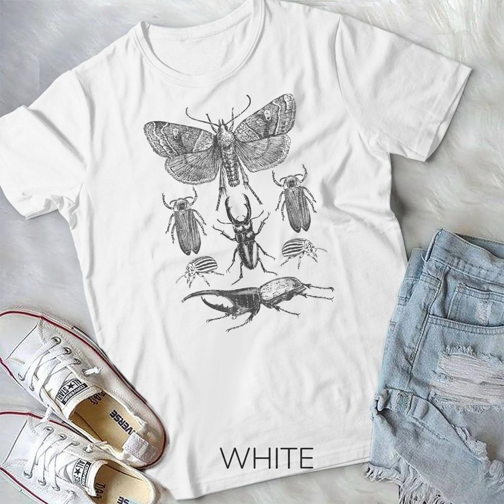 Insect Bug Collection Shirt Moth Stag Beetle Cicada T-Shirt Unisex T-shirt Unisex T-Shirt L