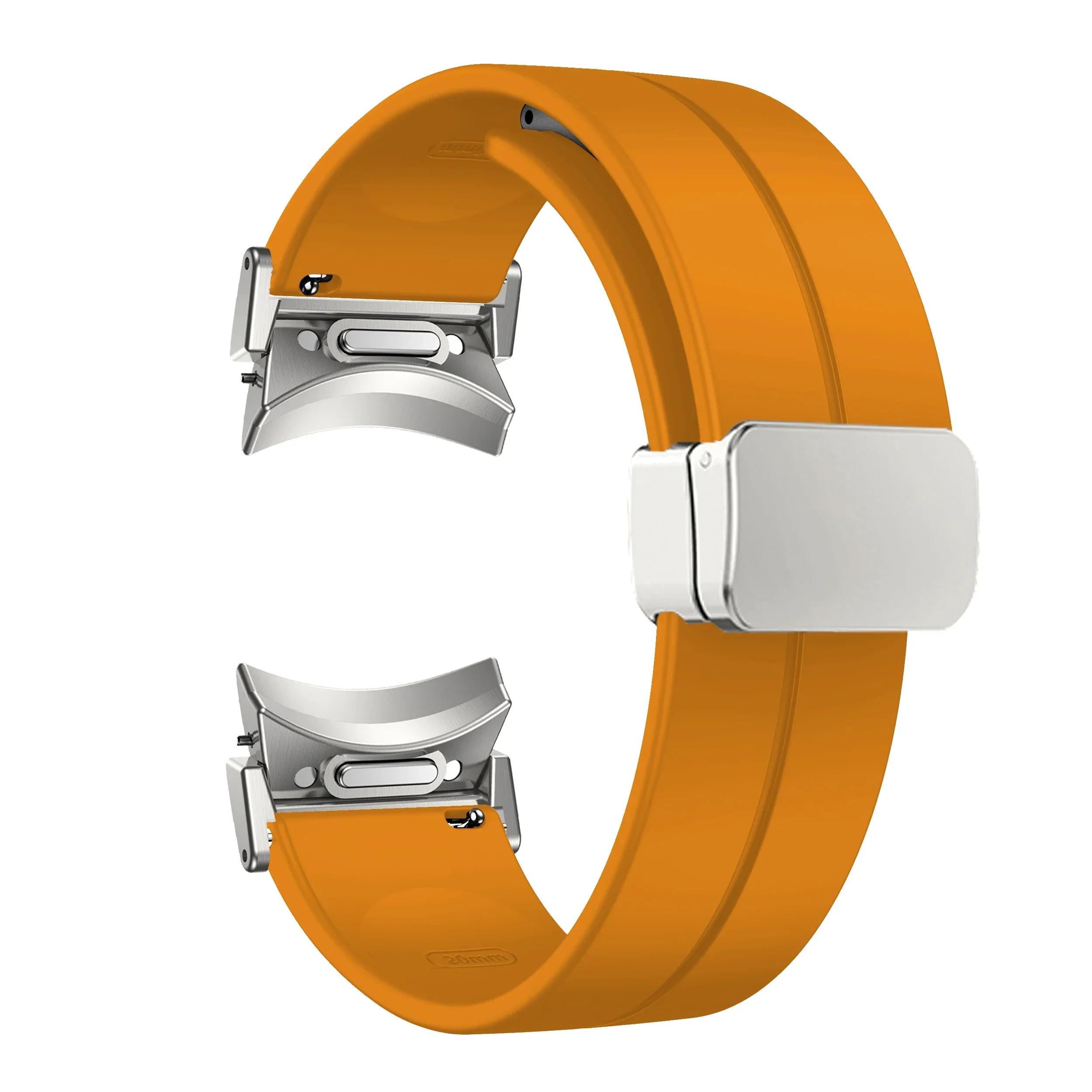 

Magnetic Silicone Strap for Samsung Galaxy Watch7 6 44mm 40mm Sport Watchband 20mm Band Bracelet Galaxy Watch 6Classic 43mm 47mm Galaxy 6 Clasic 47mm