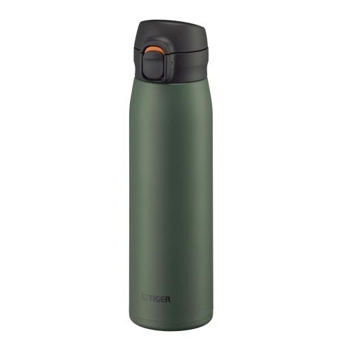 

[Dishwasher safe/Integrated packing model] Tiger thermos water bottle 600ml One-push stainless steel bottle Easy-to-drink design The lid and packing a