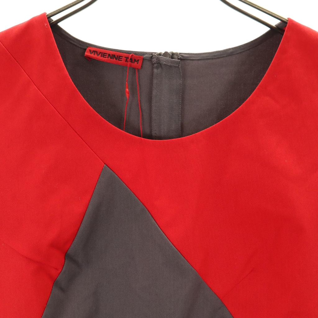 unused VIVIENNE TAM No sleeve one piece Red Women Used