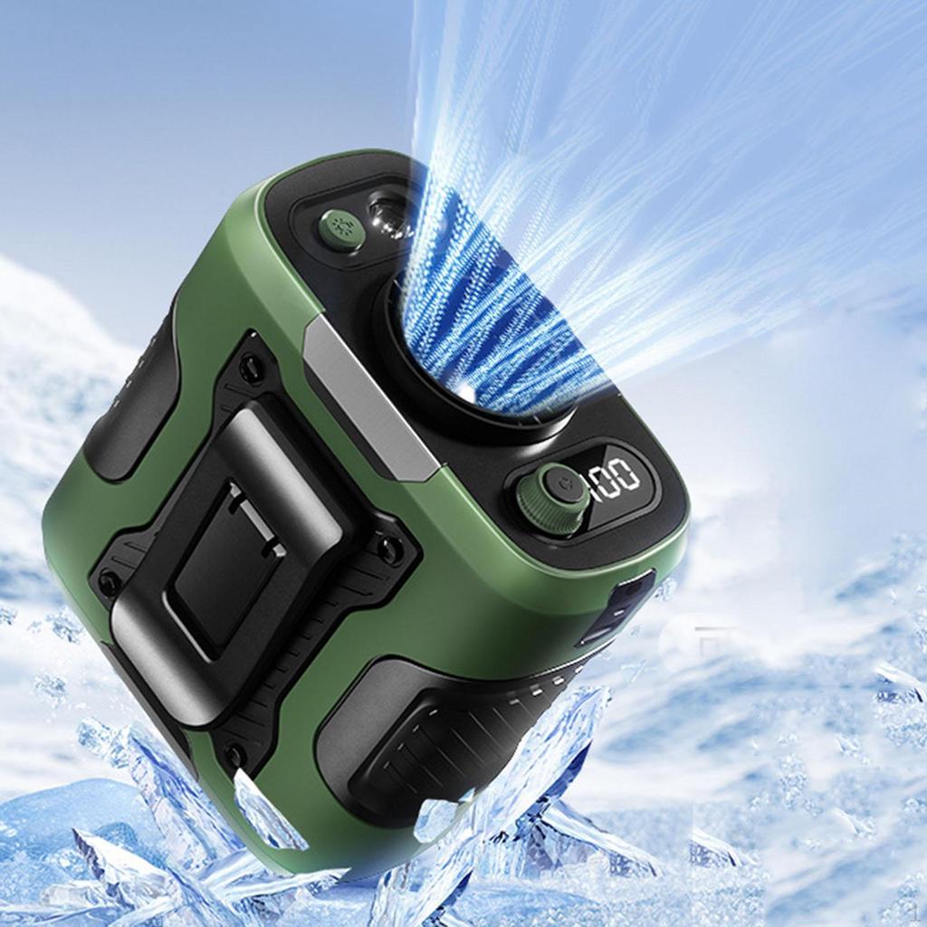 Portable Fan Air Conditioning 100 Adjustable USB Multifunction Handheld Mini Waist Clip On for