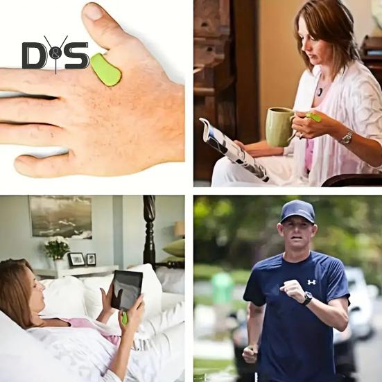 5 Stück Akupressur-Clip zur Linderung von Migräne, Handdruckpunkt-Clip, tragbar, für Männer und Frauen, Kopfschmerzen, Spannungslinderung, Massage-Handclip