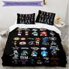 3-teiliges Bettbezug-Set (1 * Bettbezug + 2 * Kissenbezug, ohne Kern), NFL Print Weiches All-Season Bettwäscheset, Heim Schlafzimmer Dekor Geschenk