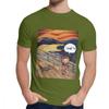 Man S T Shirt The Scream Arabic Version Soft Harajuku O Neck Retro T Shirt