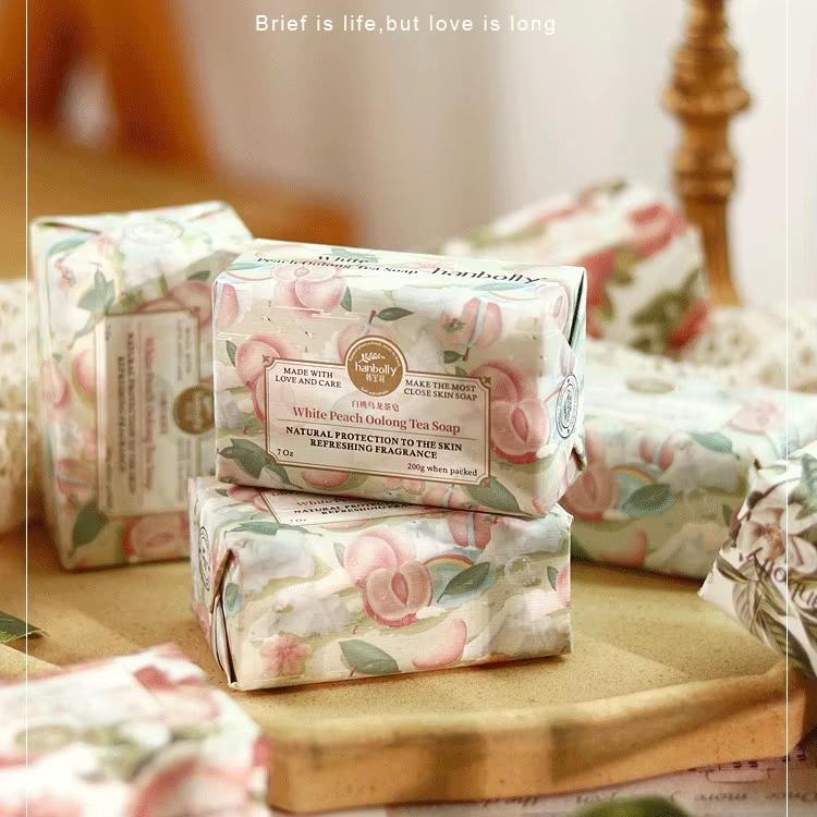 Handmade Soap Natural Mild Non-irritating Brightening Skin Exfoliator Body Face Cleansing Soap
