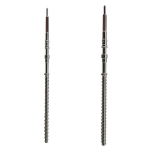 2PCS Durable Watch Winding Stem Replacement Watch Movement Accessories for NH35 NH36