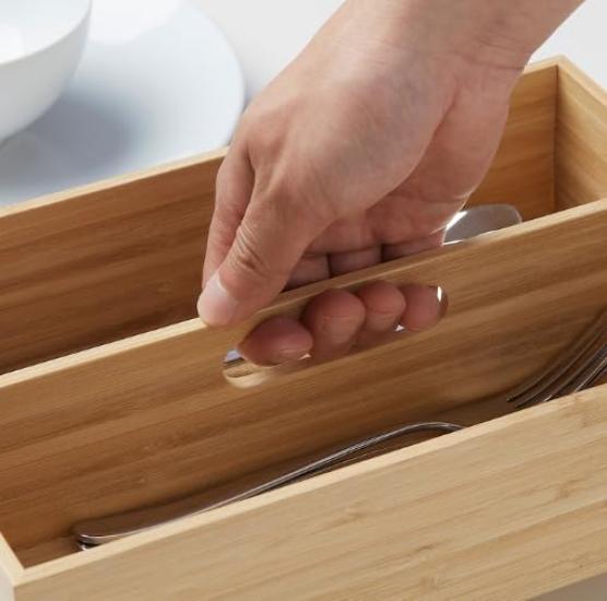 GETEBOL Cutlery 18x28 [IKEA] Tray, Bamboo, Cm, 304.956.60