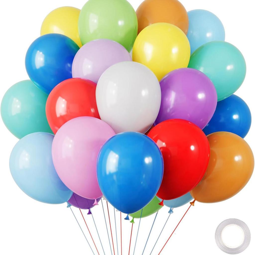 30-Piece Colorful Metal Sequin Balloon Set for Birthday Parties and Ceremonies