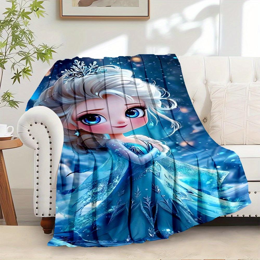 1pc Velvet Bedding Throw Blanket for Sofa Blanket, Gift, Home Decor, Winter Wonderland Pattern, 75x90cm