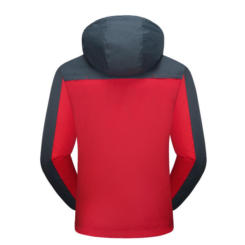Verdickende Herbstjacken Herren Mäntel Freizeit Kapuzen Herren Windjacke Winddicht Wasserdicht Herren Plüsch Stil Jacken 5XL