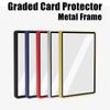 Aluminium Frame PSA/CGC Graded Cards Protector Transparent Double-sided Glass Card Protective Case UV Protection Durable