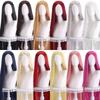 100cm Long Straight Cosplay Wig Central Split Straight Hairpiece Anime Cosplay Wigs  Halloween