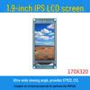 1.9-inch IPS TFT Display Module, SPI Serial, 170x320 HD Color Screen