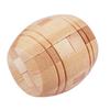 Kongming Wooden Puzzle Toy - Bamboo Luban Octagonal and Square Puzzle for Kids and Adults