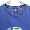 STUSSY 90s Navy blue tag Made in USA Print Short sleeve T-shirt M Blue Men's Used