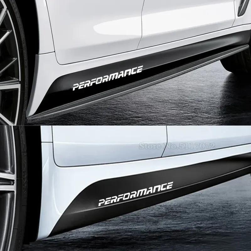 Für BMW E90 E92 E93 F20 F21 F30 F31 F32 F33 F34 F15 F10 F01 F11 F02 G30 M Performance Seitenschweller Schweller Streifen Karosserie Aufkleber Sticker