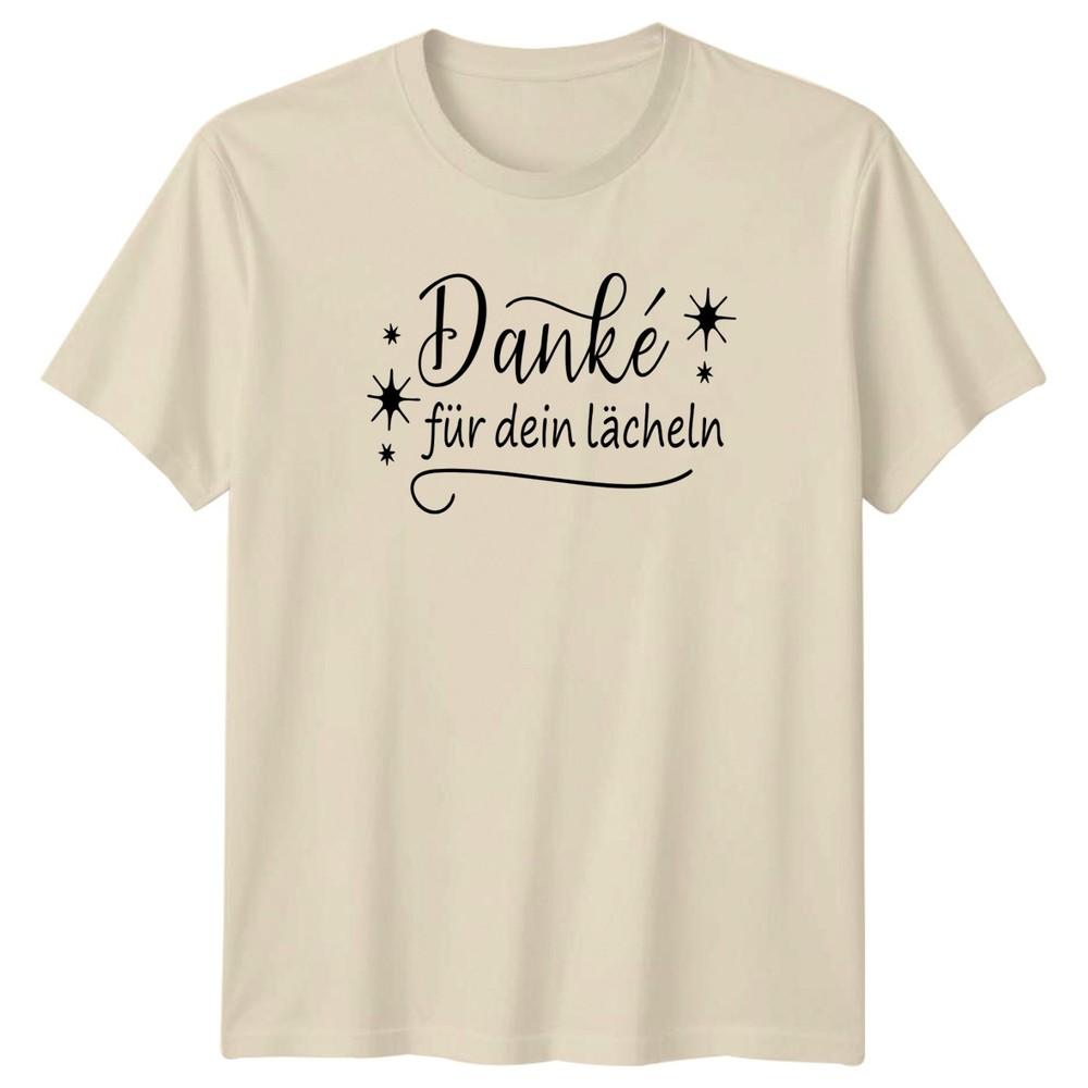 Danke Fr Dein Lcheln TShirt Smile Positivity Gratitude Gift For Him And Her