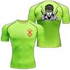 Men Compression T-Shirt for Fitness Running Sports Quick-Dry Guts Breathable Short Sleeves Stretchy Fabric for Summer Workouts