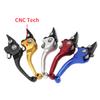 Clutch Brake Lever Set, Aluminum Alloys Foldings Brake Lever Fits for 22mm 7/8inch Handlebar Motorbike Scooters