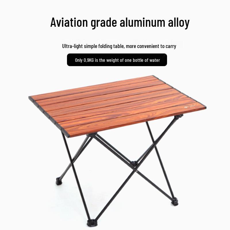 Portable Aluminum Folding Table and Chair Set for Camping and Picnics