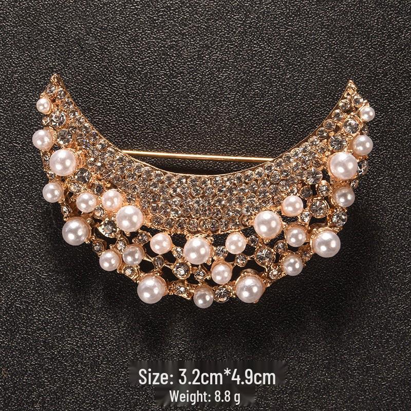Elegant Unisex Strass Djurbrosch - Bi, Elefant, Tigertass Nål